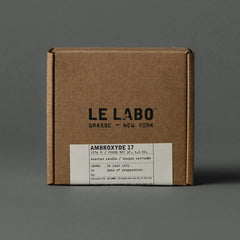Le Labo Fragrances AMBROXYDE 17 | medium concrete candle