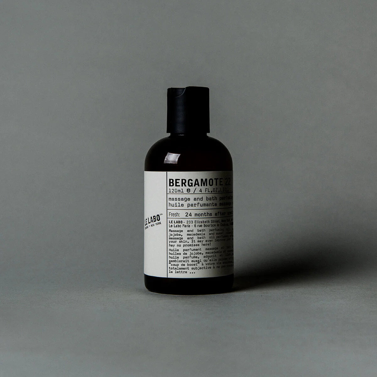 Le Labo Fragrances BERGAMOTE 22 | massage and bath perfuming oil