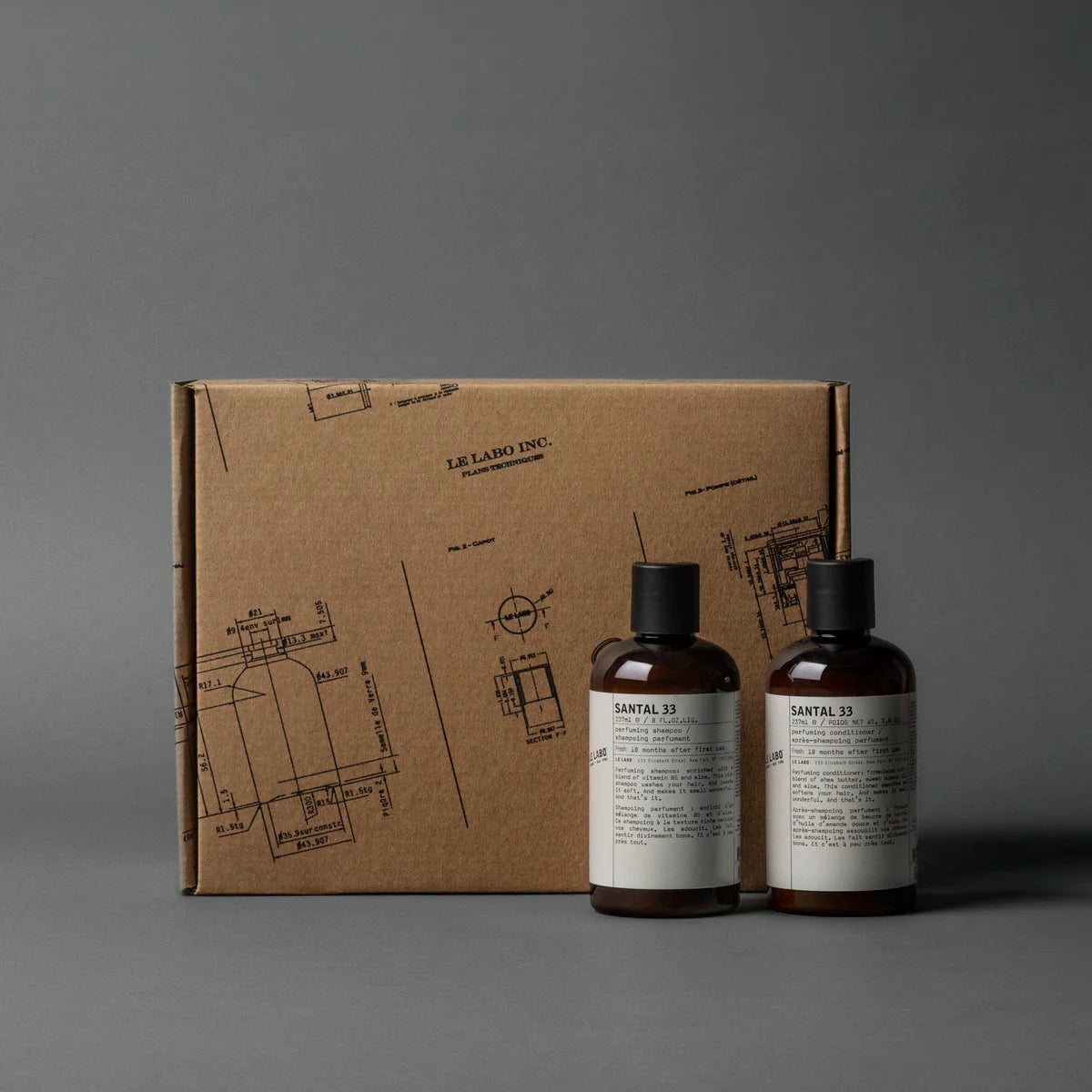 Le Labo Fragrances SANTAL 33 HAIR CARE GIFT SET | perfuming shampoo & conditioner